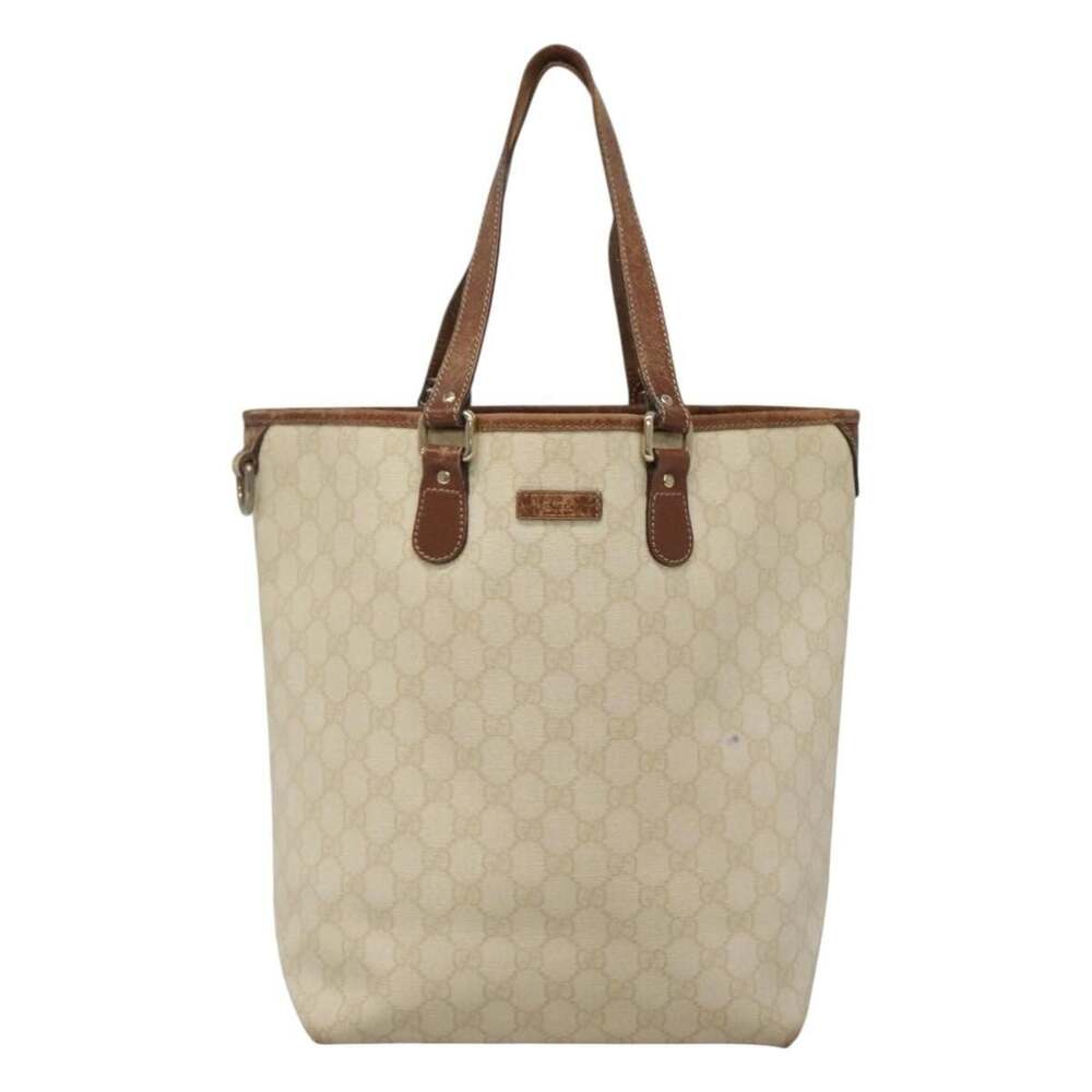Gucci GG Supreme Tote Bag White